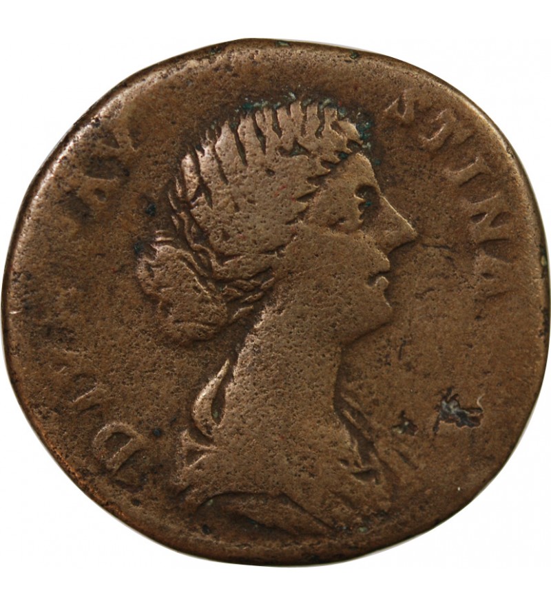 FAUSTINE JEUNE - SESTERCE 176 ROME
