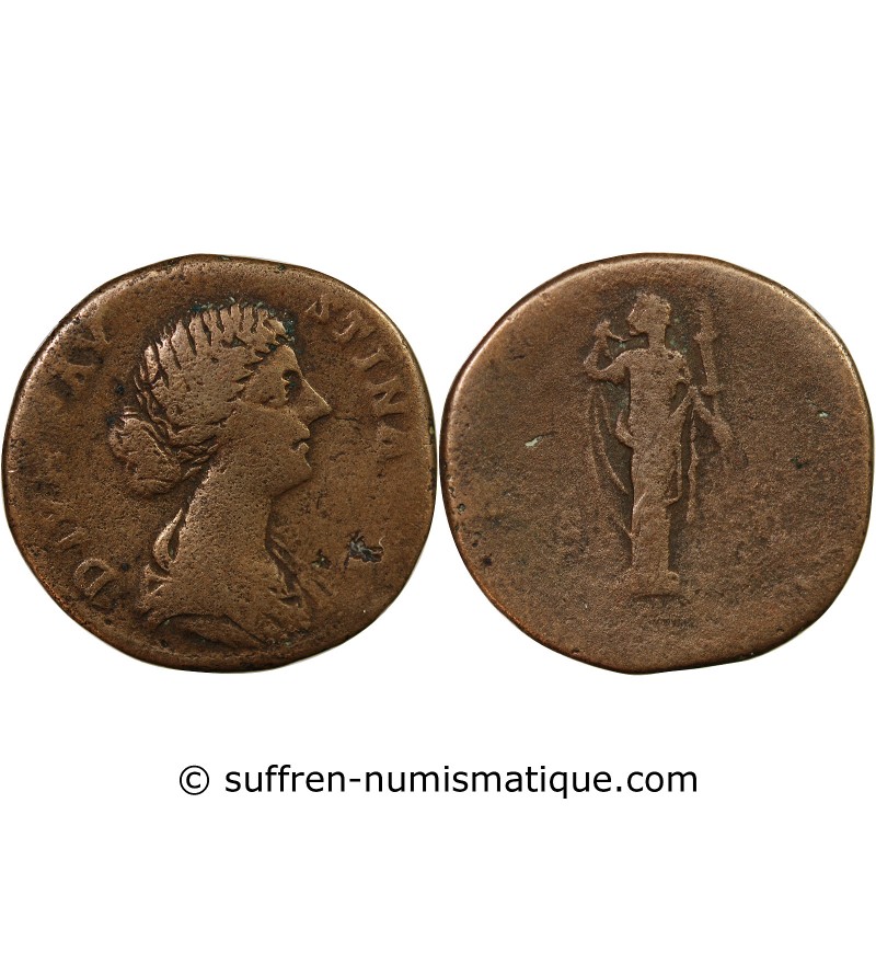 FAUSTINE JEUNE - SESTERCE 176 ROME