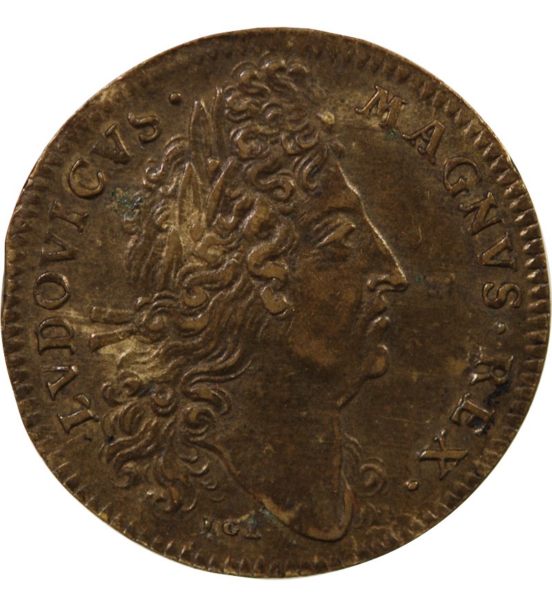 PONTS ET CHAUSSEES, LOUIS XIV - JETON LAITON NUREMBERG