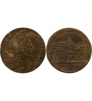 PONTS ET CHAUSSEES, LOUIS XIV - JETON LAITON NUREMBERG 2