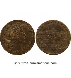 PONTS ET CHAUSSEES, LOUIS XIV - JETON LAITON NUREMBERG