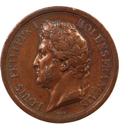 LE DUC D'ORLEANS - MEDAILLE CUIVRE 1842