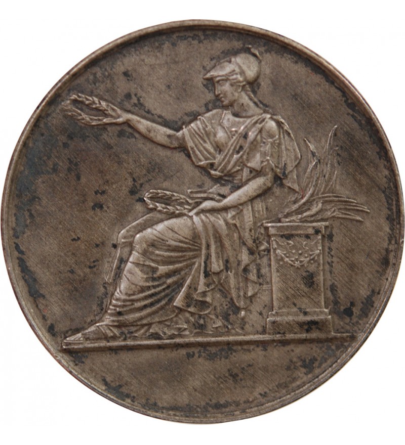 ECOLE DES BEAUX-ARTS DE NANTES - MEDAILLE ARGENT attribuée en 1907