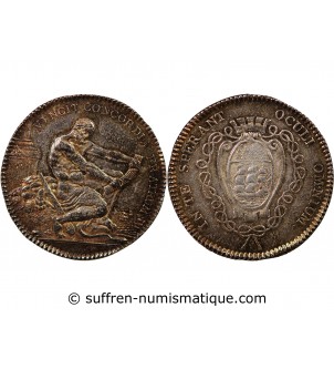 ECHEVINS & MAIRE DE NANTES - ECHEVINS & MAIRE DE NANTES - JETON ARGENT A L'HERCULE R2