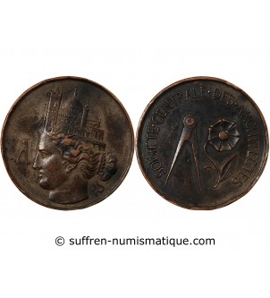 SOCIETE CENTRALE DES ARCHITECTES - JETON CUIVRE