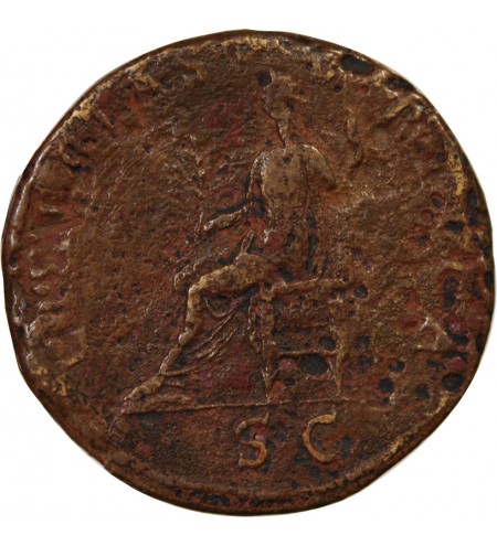 HADRIEN - SESTERCE 123 ROME