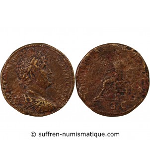 HADRIEN - SESTERCE 123 ROME