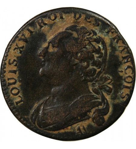 LOUIS XVI, CONSTITUTION - 12 DENIERS 1791 AA METZ