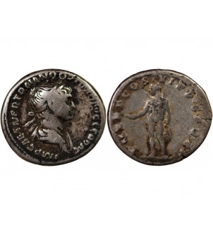 TRAJAN - DENIER ARGENT 116 ROME 2