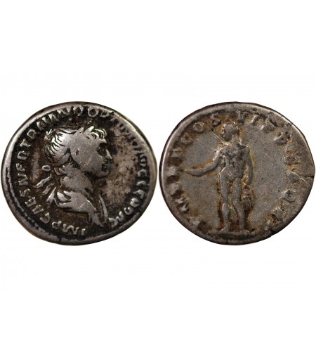 TRAJAN - DENIER ARGENT 116 ROME