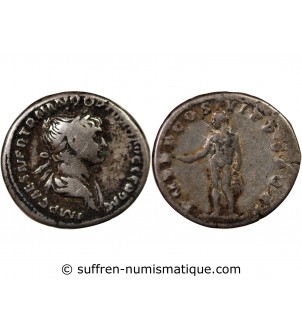 TRAJAN - DENIER ARGENT 116 ROME