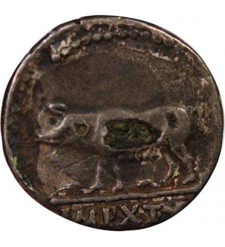 VESPASIEN - DENIER FOURRÉ 78 ROME