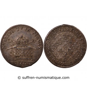 SECRETAIRES DU ROI, LOUIS XIV – JETON ARGENT 1660 - R3