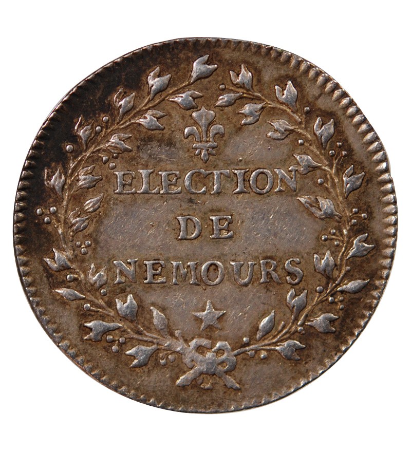 ELECTION DE NEMOURS, LOUIS XV – JETON ARGENT émission de 1746