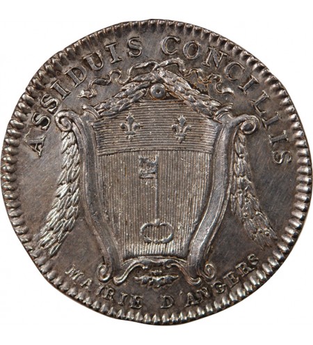 MAIRIE D'ANGERS, LOUIS-STANISLAS-XAVIER – JETON ARGENT n.d.