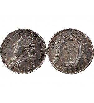 MAIRIE D'ANGERS, LOUIS-STANISLAS-XAVIER – JETON ARGENT n.d. 2