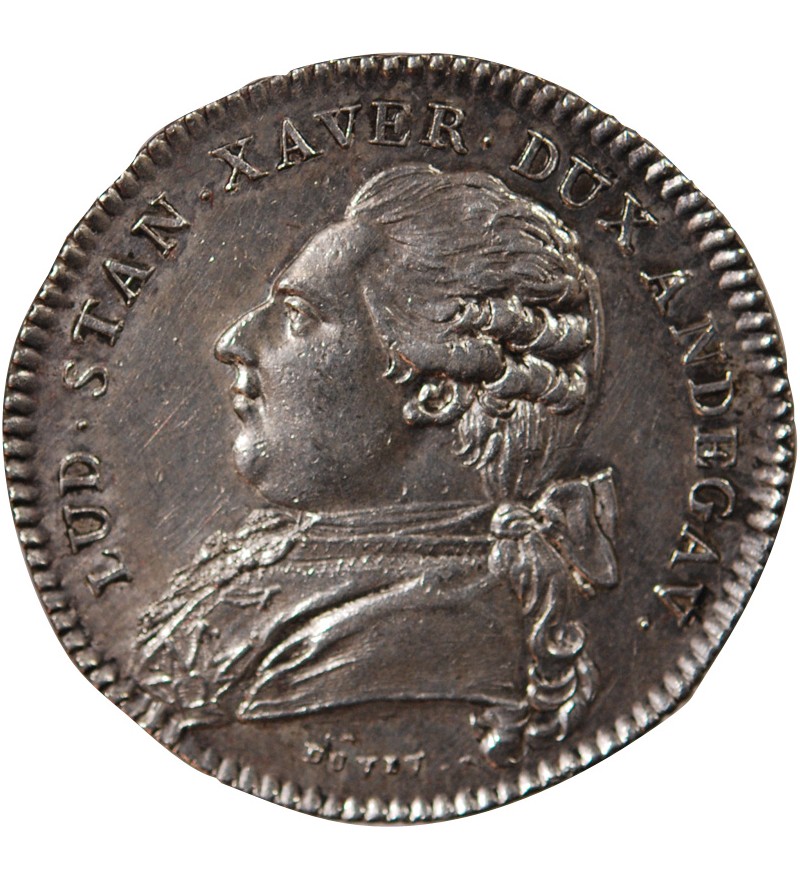 MAIRIE D'ANGERS, LOUIS-STANISLAS-XAVIER – JETON ARGENT n.d.