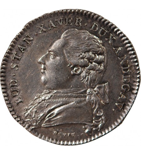 MAIRIE D'ANGERS, LOUIS-STANISLAS-XAVIER – JETON ARGENT n.d.