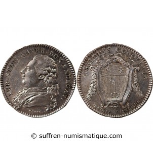 MAIRIE D'ANGERS, LOUIS-STANISLAS-XAVIER – JETON ARGENT n.d.