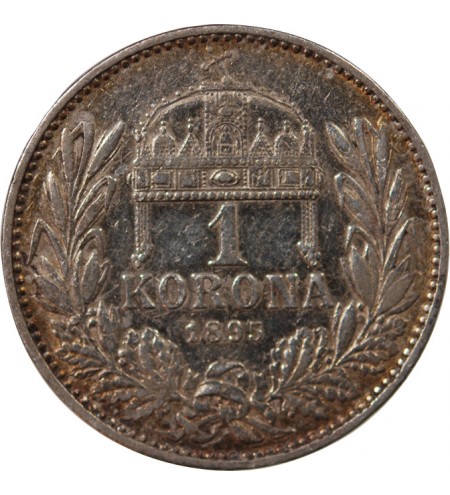 HONGRIE, FRANÇOIS-JOSEPH Ier - KORONA ARGENT 1895 KB