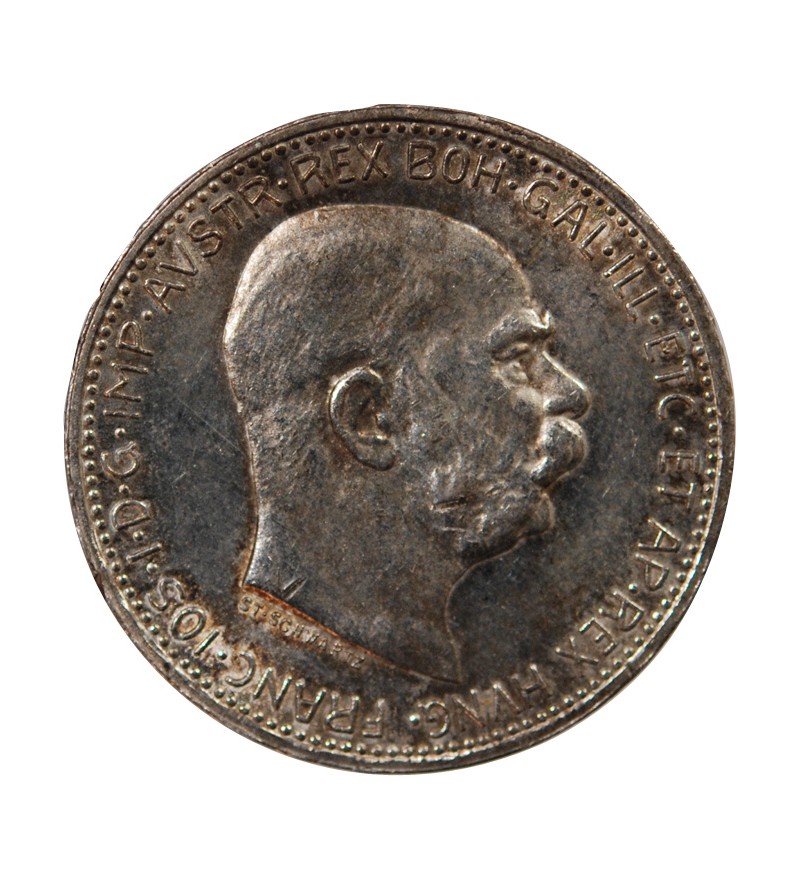 AUTRICHE, FRANÇOIS-JOSEPH Ier - 1 CORONA ARGENT 1914