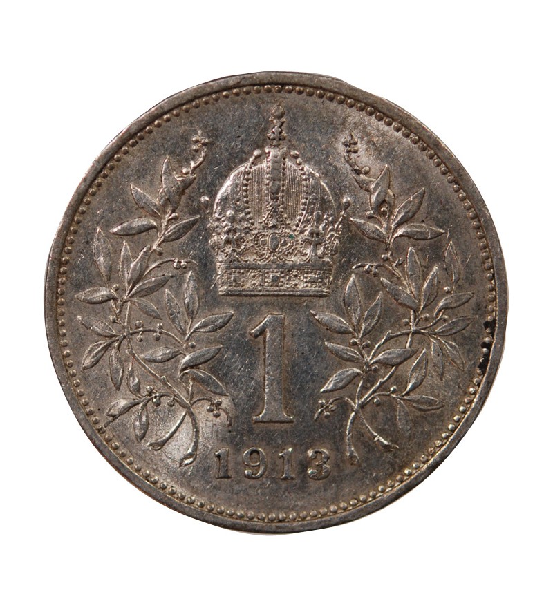 AUTRICHE, FRANÇOIS-JOSEPH Ier - 1 CORONA ARGENT 1913