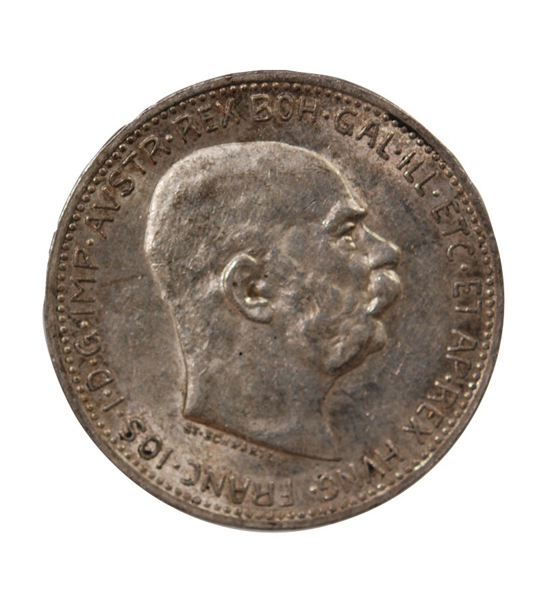 AUTRICHE, FRANÇOIS-JOSEPH Ier - 1 CORONA ARGENT 1913