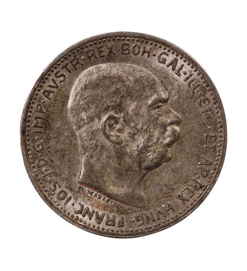 AUTRICHE, FRANÇOIS-JOSEPH Ier - 1 CORONA ARGENT 1912