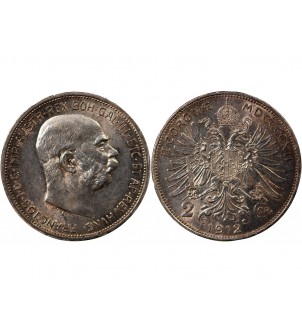 AUTRICHE, FRANÇOIS-JOSEPH Ier - 2 CORONA ARGENT 1912 2