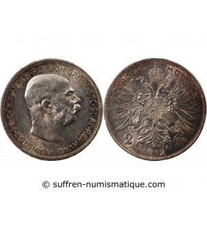 AUTRICHE, FRANÇOIS-JOSEPH Ier - 2 CORONA ARGENT 1912