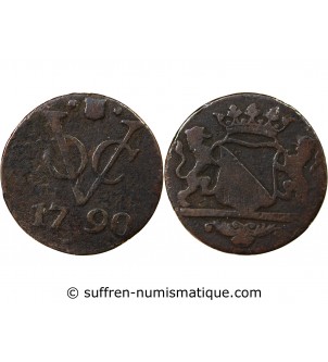 INDES ORIENTALES NÉERLANDAISES - 1 DUIT 1790 UTRECHT
