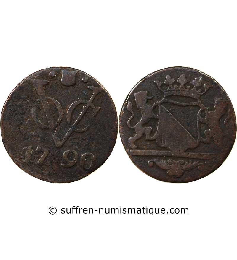 INDES ORIENTALES NÉERLANDAISES - 1 DUIT 1790 UTRECHT