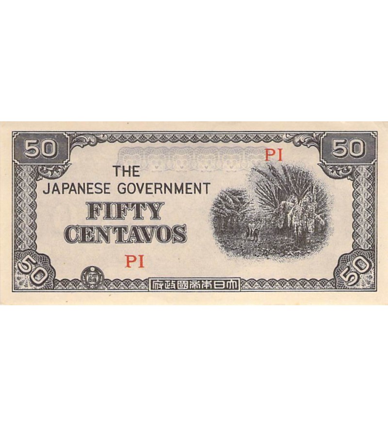 PHILIPPINES, OCCUPATION JAPONAISE - 50 CENTAVOS 1942 - P.NEUF