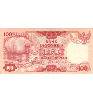 INDONESIE - 100 RUPIAH 1977 - SPL 2