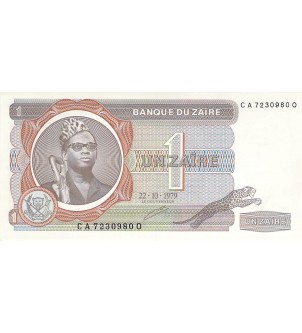ZAÏRE, MOBUTU - 1 ZAÏRE 22/10/1979 2