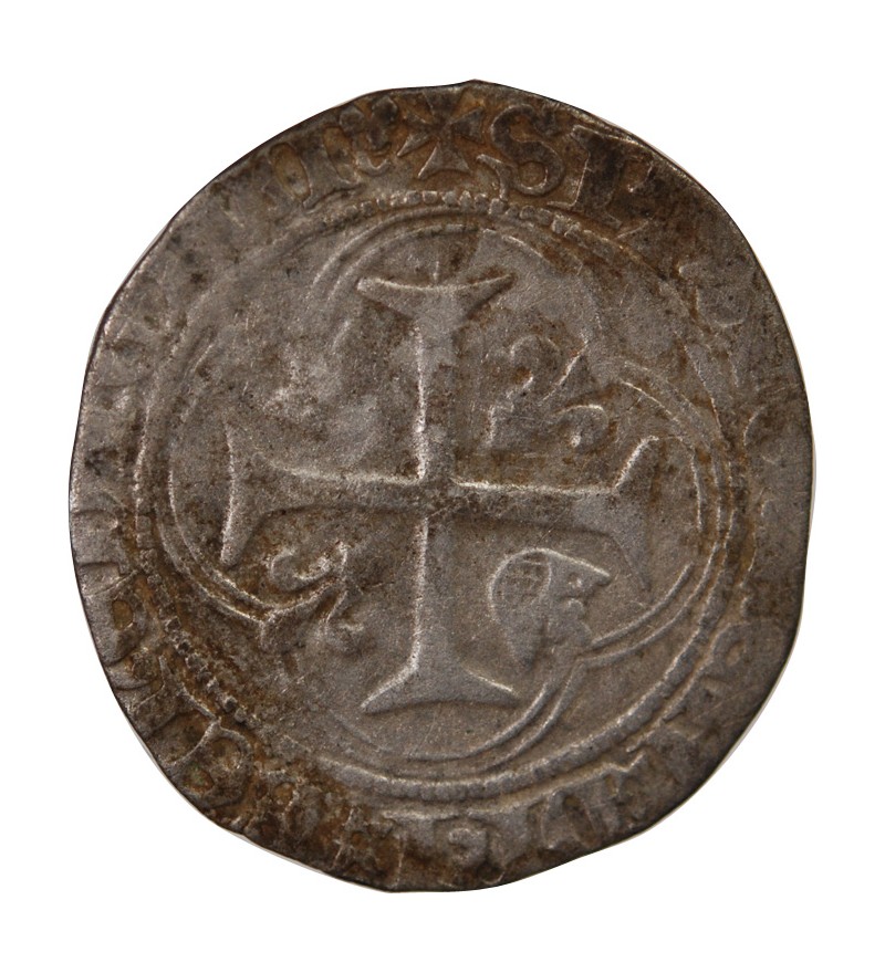 CHARLES VII - BLANC A LA COURONNE 1422 / 1461 LYON