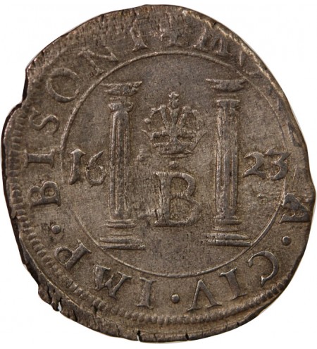 VILLE DE BESANÇON, CHARLES QUINT - GROS ARGENT 1623