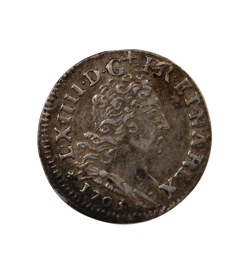 LOUIS XIV﻿ - 5 SOLS AUX INSIGNES 1703 BB STRASBOURG