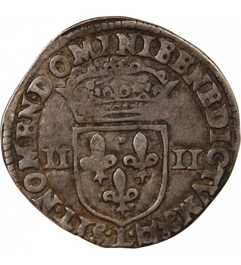 HENRI IV - 1/4 ECU ARGENT 1604 L BAYONNE