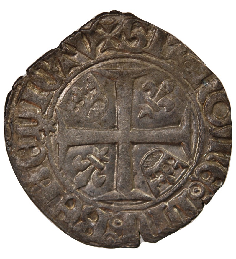 CHARLES VI - BLANC GUENAR 1380 / 1422 ROUEN