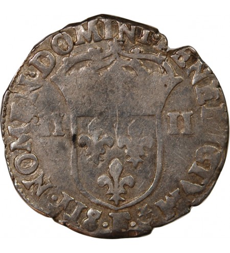 LOUIS XIII - 1/4 ECU ARGENT 1611 F ANGERS