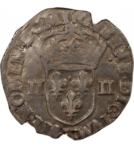 HENRI IV - 1/4 ECU ARGENT 1605 NANTES