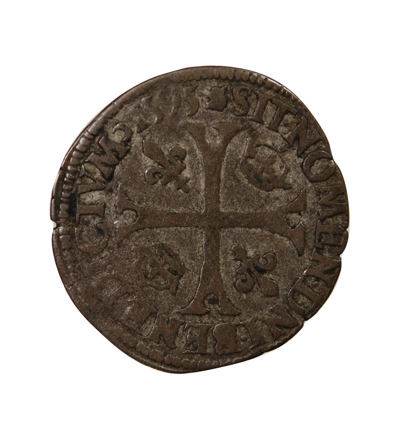 HENRI IV - DOUZAIN AUX DEUX H 1595 O RIOM