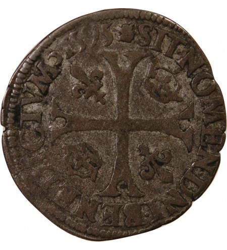 HENRI IV - DOUZAIN AUX DEUX H 1595 O RIOM
