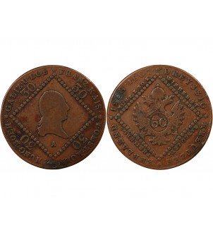 AUTRICHE, FRANÇOIS Ier - 30 KREUZER 1807 A VIENNE 2