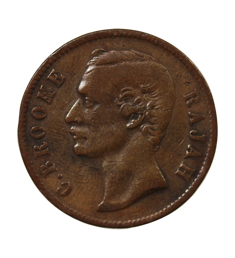 SARAWAK, CHARLES BROOKE - 1 CENT 1870