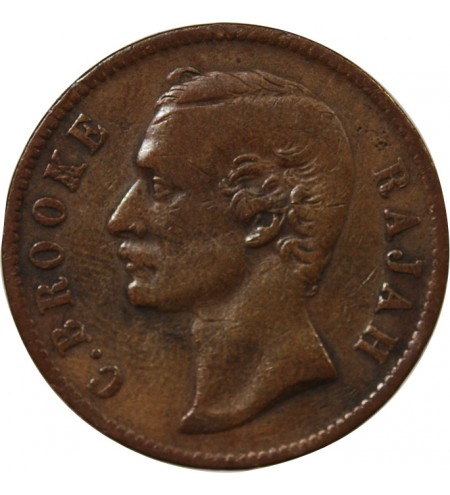 SARAWAK, CHARLES BROOKE - 1 CENT 1870