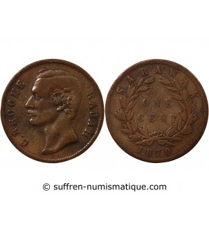 SARAWAK, CHARLES BROOKE - 1 CENT 1870