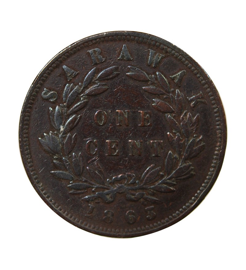 SARAWAK, JAMES BROOKE - 1 CENT 1863