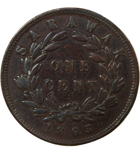 SARAWAK, JAMES BROOKE - 1 CENT 1863